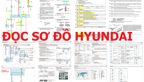 Bài 2: Đọc sơ đồ đấu dây Hyundai
